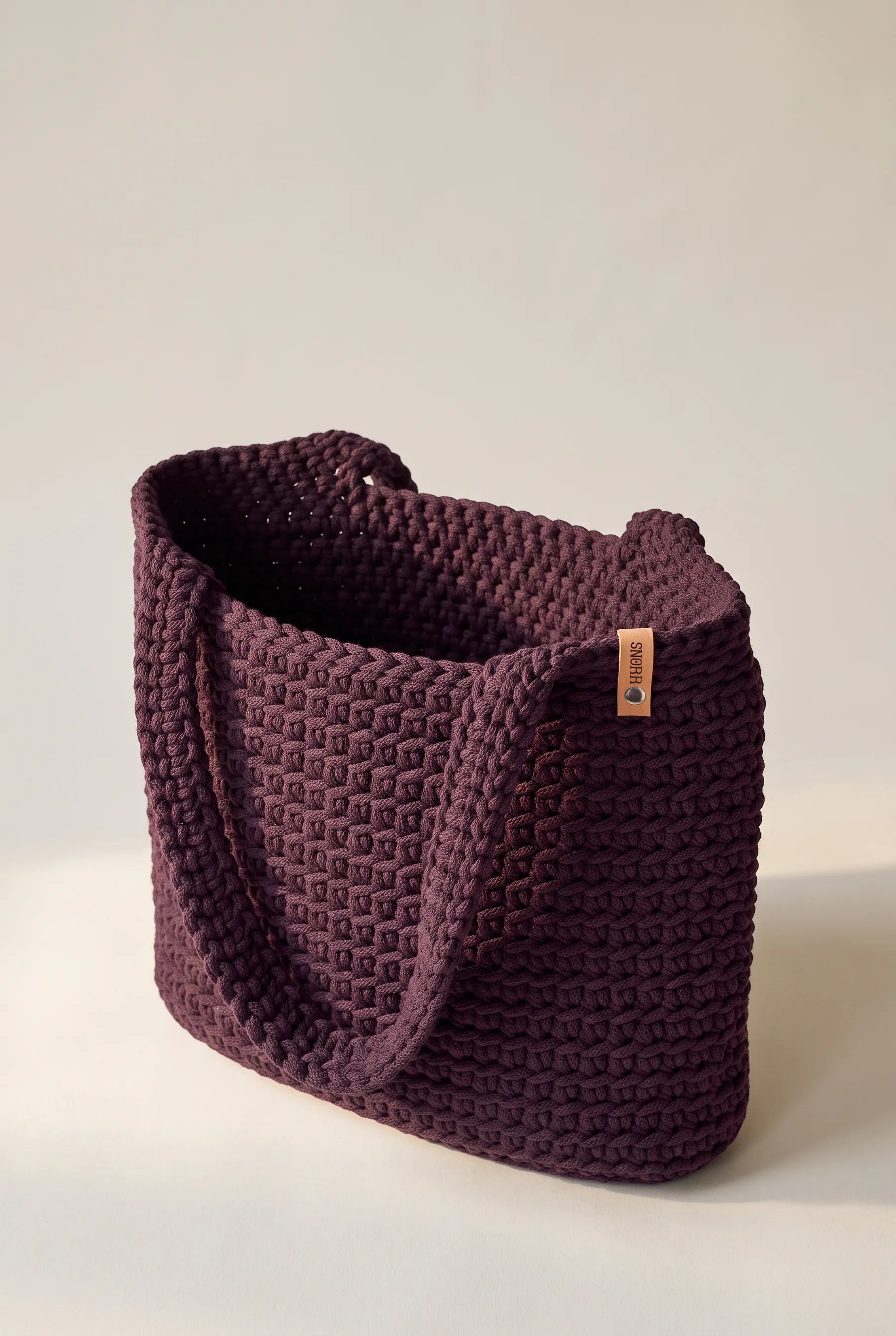 Aubergine Tote