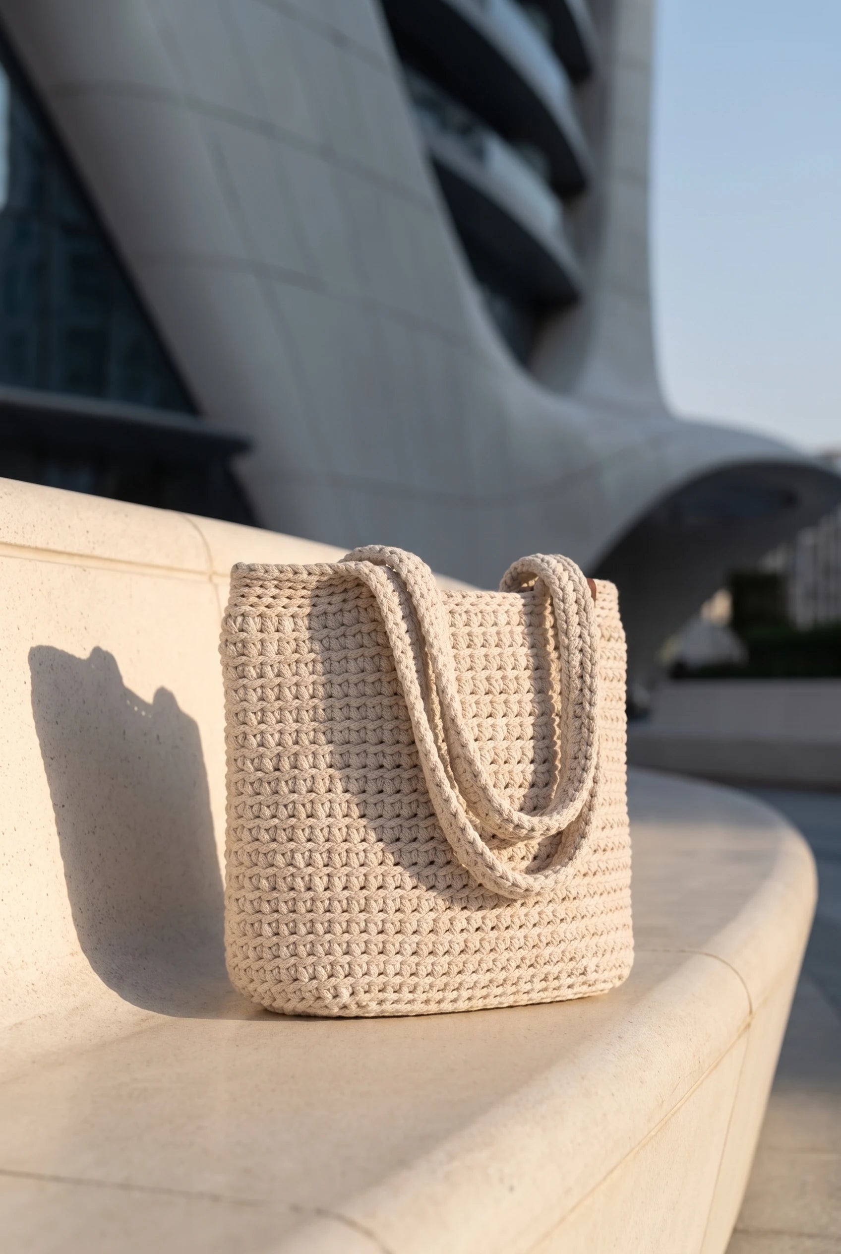 Cream Tote