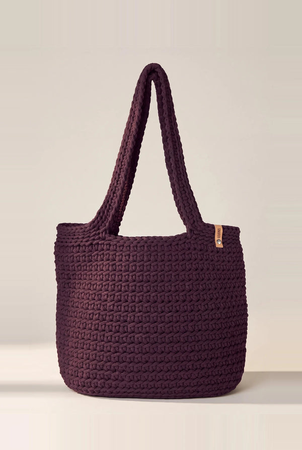 Aubergine Tote